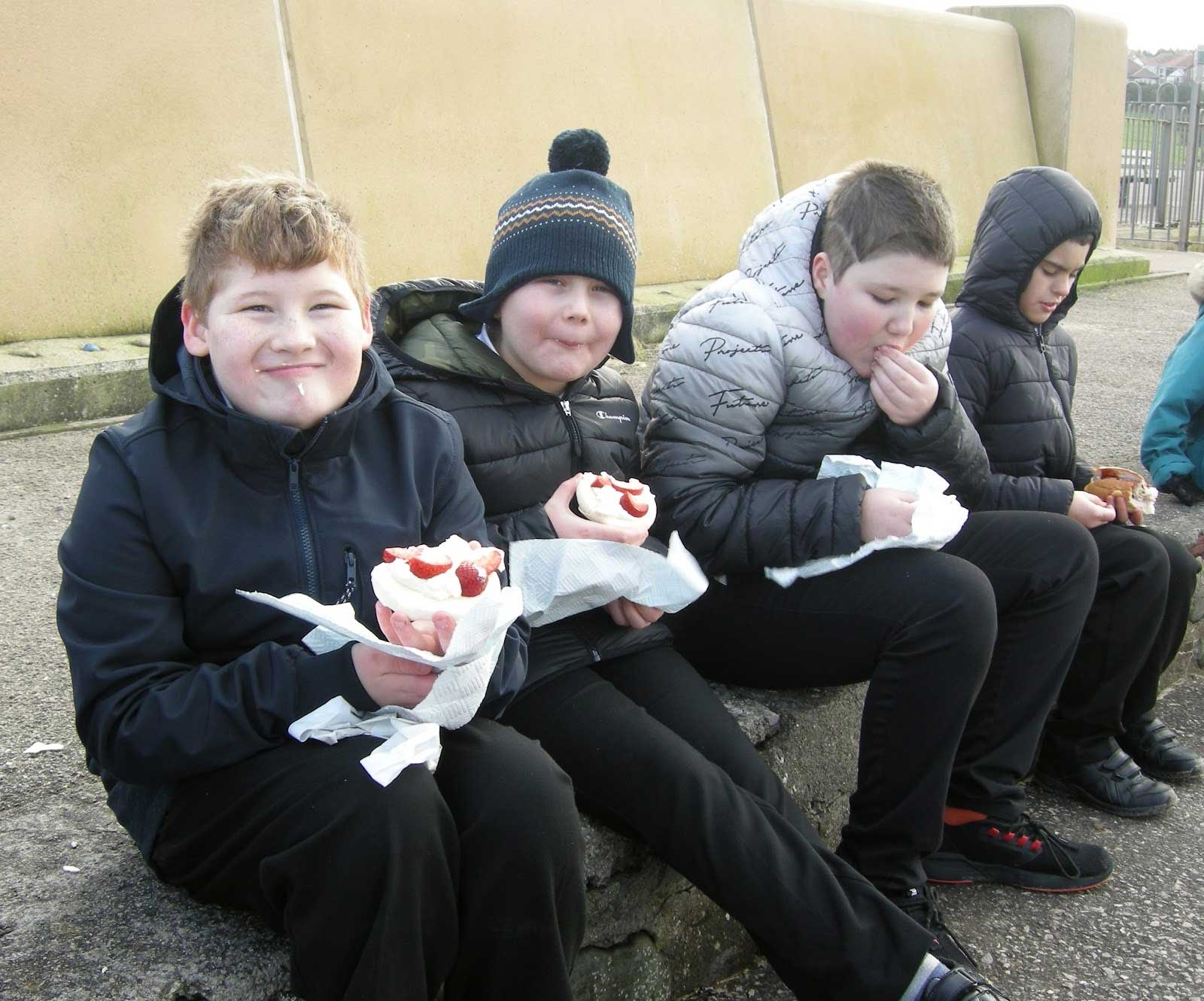 Winter Barbeque on the Beach.