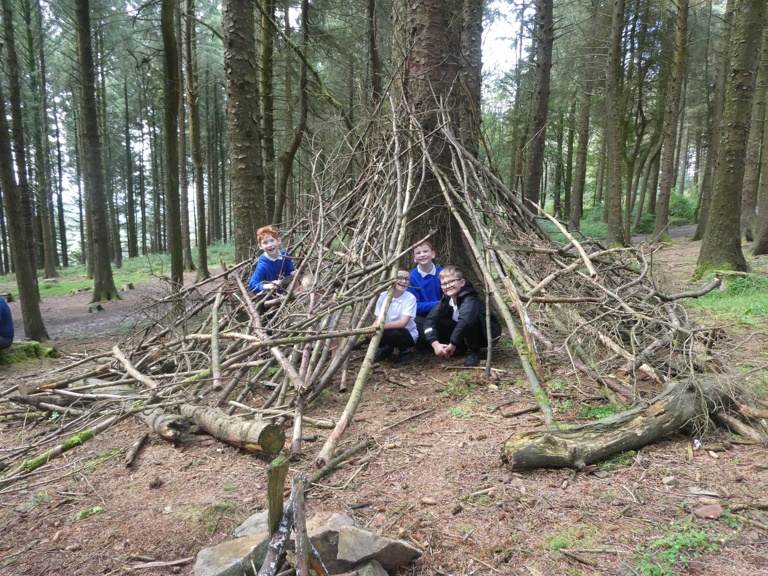 Getting close to nature with Oakenclough class.